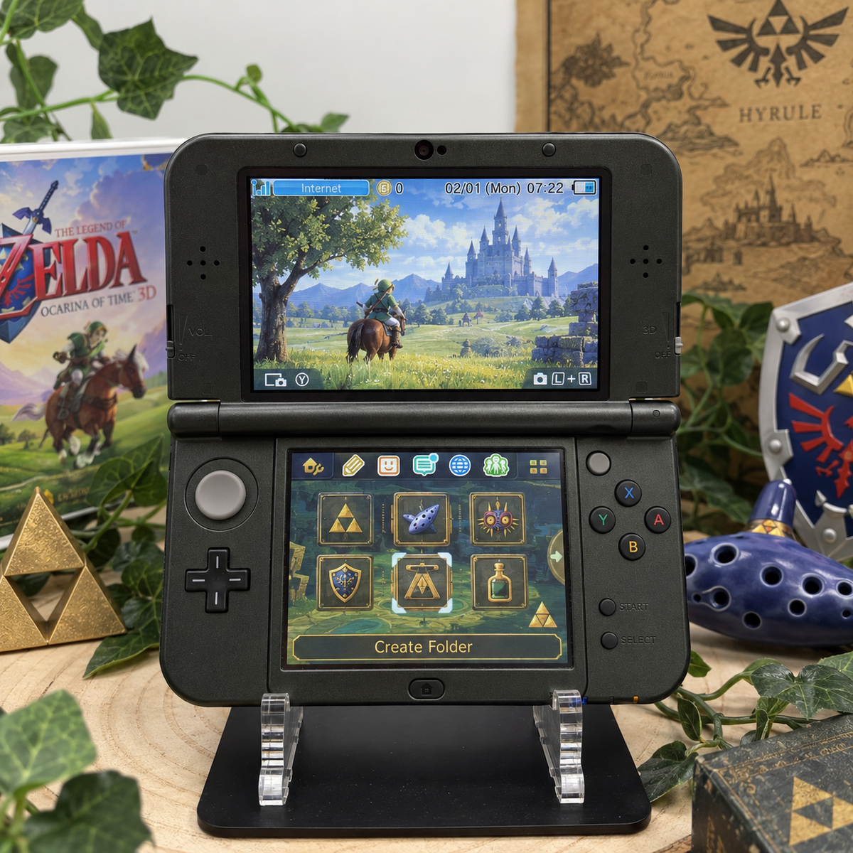 New Nintendo 3DS XL Zelda Edition – Gold