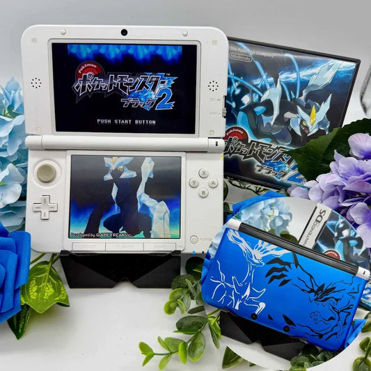 Nintendo 3DS XL white blue Pokemon XY