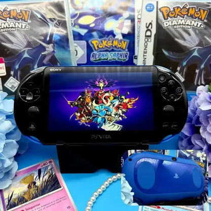 PS Vita 2000 in blau schwarz