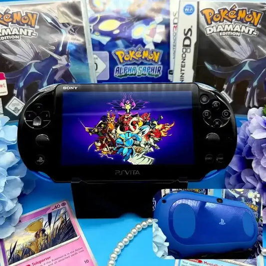 PS Vita 2000 in blau schwarz