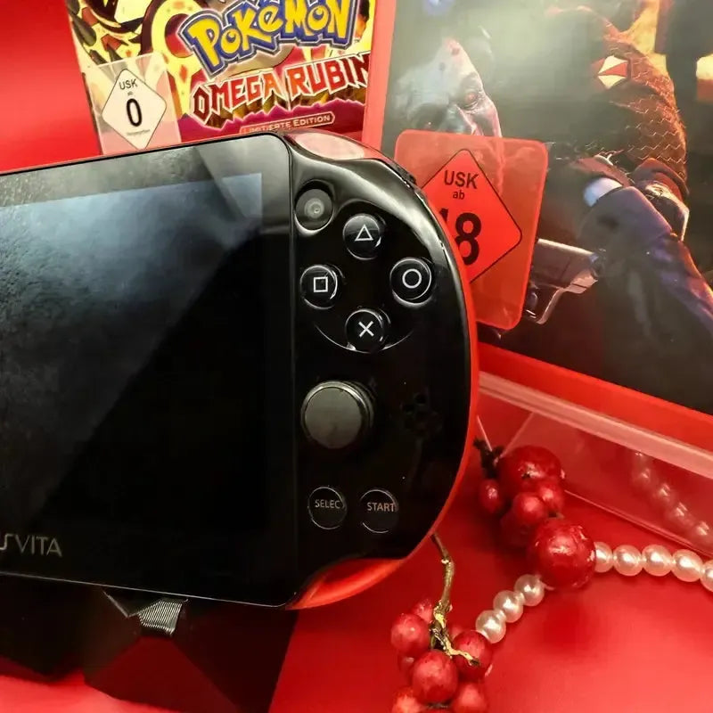 PS Vita 2000 in schwarz rot