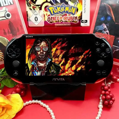 PS Vita 2000 in schwarz rot