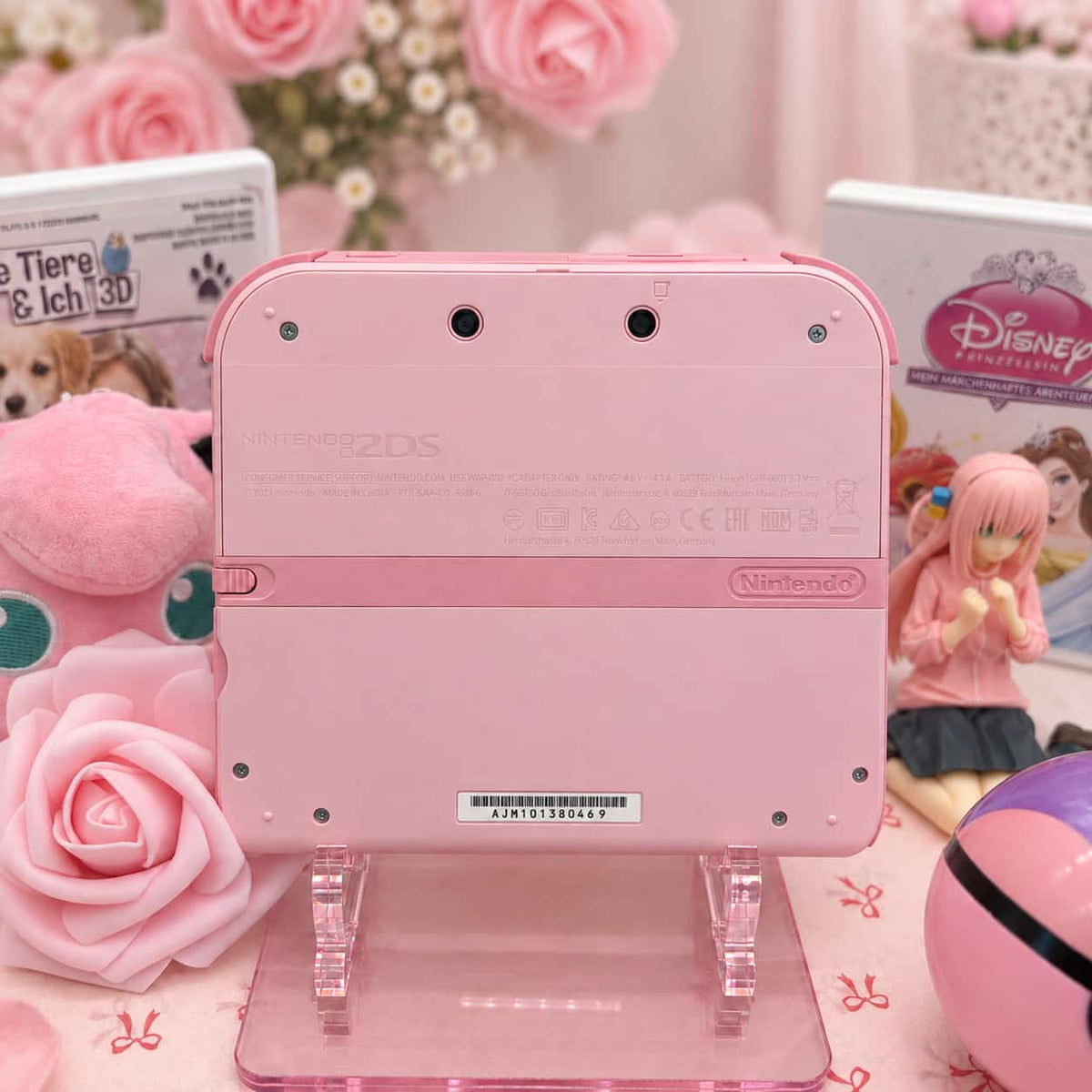 Nintendo 2DS komplett rosa